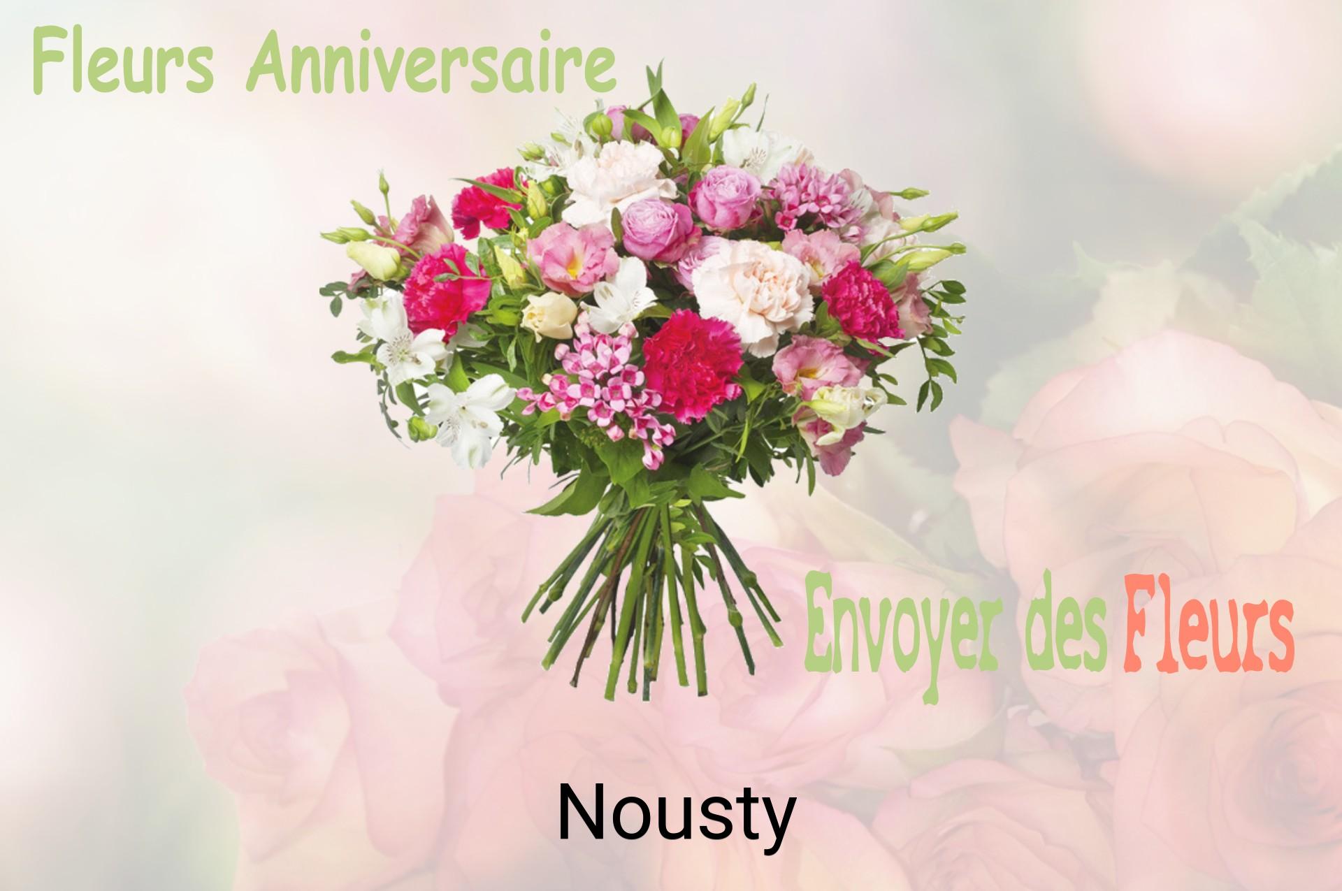 Bouquet de fleurs d’anniversaire livré à Nousty